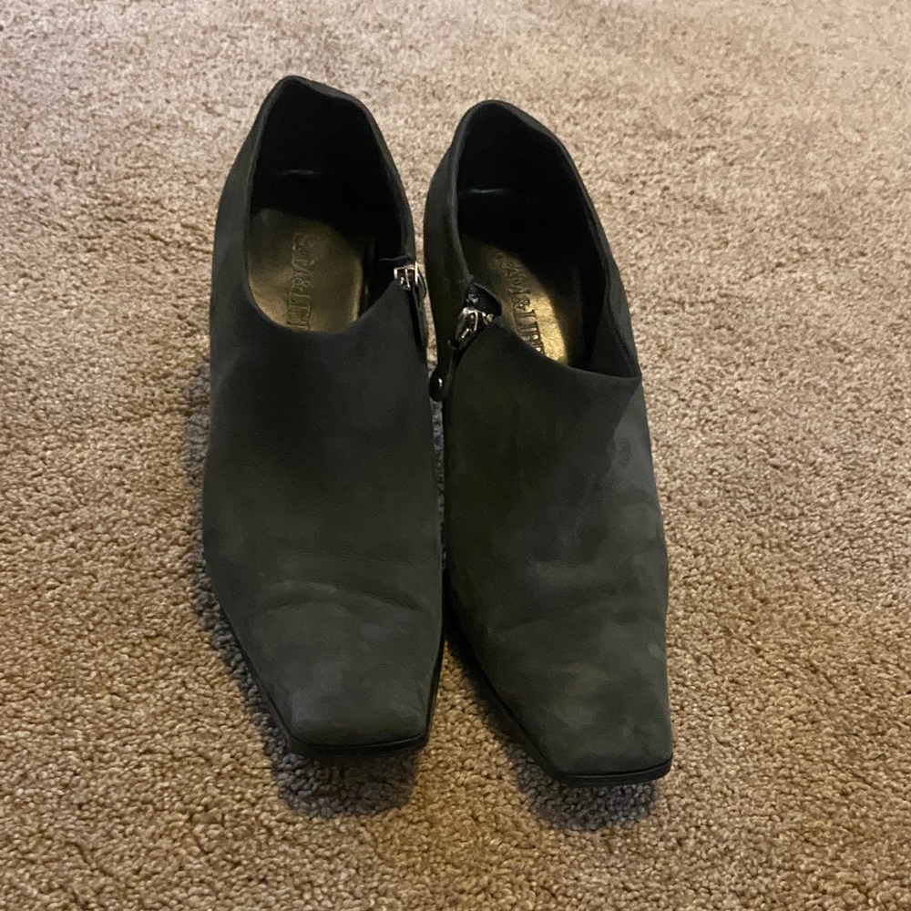 Sam & Libby Black Heeled Shoes